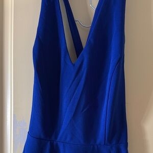 Lulu's Royal Blue Maxi Dress